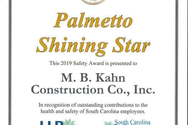 Shining Star Safety Award